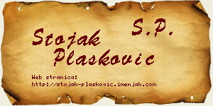 Stojak Plasković vizit kartica